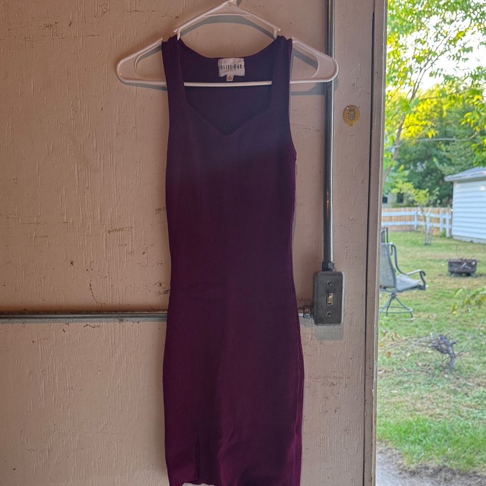Deep Purple Mini Dress